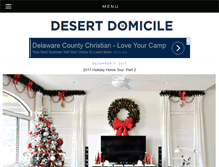 Tablet Screenshot of desertdomicile.com